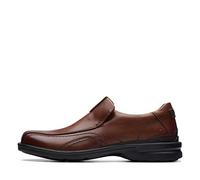 Clarks Gessler Step Loafer für Herren, Dark Tan Leder, 40 EU