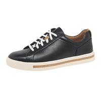 Clarks Schnürer Leder schwarz