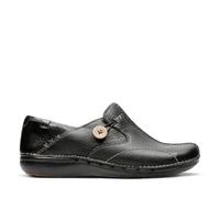 Clarks Hamble Oak Womens Black Leather, 8.5