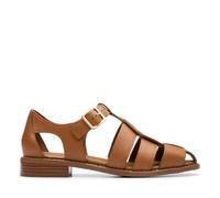 Clarks Damen Hana Sun Sandale, Tan Leather, 38 EU