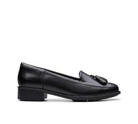 Clarks Damen Havisham Edge Slipper, Black Pat, 37 EU