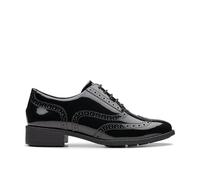 Clarks Havisham Oak Womens Black Pat, 7
