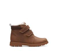 Clarks Heath Snug O Combat Boot, Tan, 34 EU