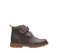 Clarks Heath Strap T Combat Boot, Grey, 23 EU