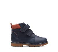 Clarks Heath Strap T Combat Boot, Navy, 21 EU