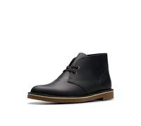 Clarks Herren シェプトン Chukka-Stiefel, Schwarzes Leder