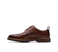 Clarks Herren Aldwin Limit Oxford, Mittelbraunes Leder, 45 EU