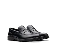 Clarks Herren Aldwin Step Penny Loafer, Schwarz Leder, 12