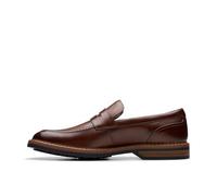 Clarks Herren Aldwin Step Shoes, Navy Leather, 44 EU