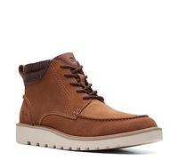 Clarks Herren Barnes Mid Stiefelette, Cola Veloursleder, 44 EU