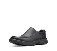 Clarks Herren Bradley Free Slipper, Schwarzes Trommelleder, 42.5 EU