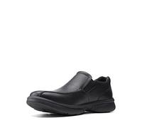 Clarks Herren Bradley Step Slipper, Blk Tumbled Lea, 43 EU