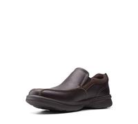 Clarks Herren Bradley Step Slipper, Braunes Trommelleder, 49 EU