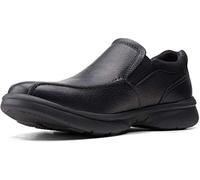 Clarks Herren Bradley Step Slipper, Schwarzes Trommelleder, 41 EU