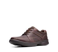 Clarks Herren Bradley Walk Oxford-Schuh, Braun getrommelt, 42.5 EU