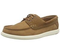 Clarks Herren Bratton Boat Boat Shoe, Dark Tan Nubuck, 42.5 EU
