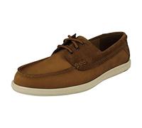 Clarks Herren Bratton Boat Boat Shoe, Navy Nubuck, 42.5 EU