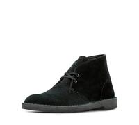 Clarks Herren Bushacre 2 Chukka Boot, Schwarz (schwarze Velourslederoptik), 39.5 EU