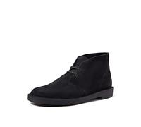 Clarks Herren bushacre 3 Chukka Stiefel, Schwarzes Wildleder, 47 EU