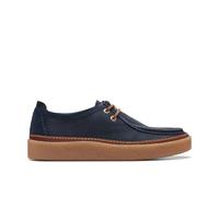 Clarks Herren Clarkwood Moc Derby Schnürhalbschuhe, Navy Nubuck, 42.5 EU