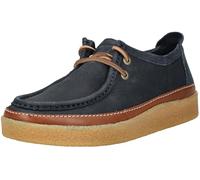 Clarks Herren Clarkwood Moc Derby Schnürhalbschuhe, Navy Nubuck, 43 EU