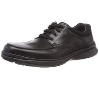 Clarks Herren Cotrell Edge Derby, Schwarzes Leder, 39.5 EU