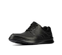 Clarks Herren Cotrell Edge Oxford, Schwarzes Öliges Leder Schwarz, 47 EU