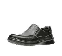 Clarks Herren Cotrell Free Slipper, Black Oily Leather, 44.5 EU Weit