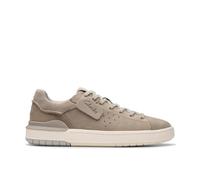 Clarks Herren Courtlite2 Run Sneaker, Grey Nubuck, 43 EU