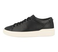 Clarks Herren Craft Swift Sneaker, schwarzes Leder, Größe 45, Schwarzes Leder, 45 EU