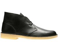 Clarks Herren Desert Boot Bushacre 3 Chukka-Stiefel, Black Leather, 39.5 EU