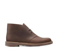 Clarks Herren Desert Boot Bushacre 3 Chukka-Stiefel, Black Leather, 47 EU