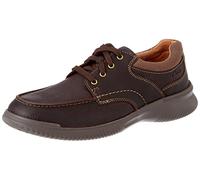 Clarks Herren Donaway Edge Oxford, Brown Leather, 44.5 EU
