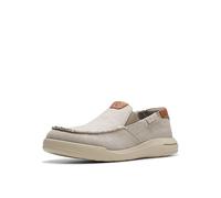 Clarks Herren Driftlite Step Mokassin, Light Grey Combi, 43 EU