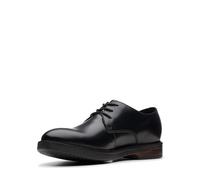 Clarks Herren ermüdungsbeständig, Paul Son Plain Businessschuhe, Lederschuhe, leicht, atmungsaktiv, Anti-Ermüdung, Schwarz, 41 EU