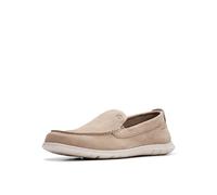 Clarks Herren Flexway Step Mokassin, Sandfarbenes Wildleder, 47 EU
