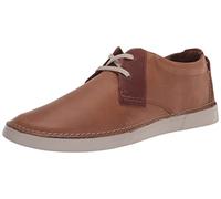 Clarks Herren Gereld Low Sneaker, Hellbraunes Leder, 41 EU