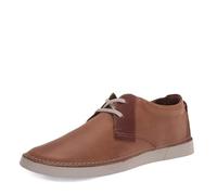 Clarks Herren Gereld Low Sneaker, Hellbraunes Leder, 42 EU