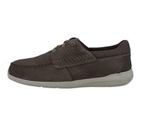 Clarks Herren Gorwin Moc Hausschuh, Brauner Nubuk, 44.5 EU