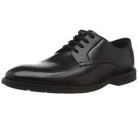 Clarks Herren Howard Walk Oxford, Black Leather, 42 EU