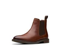 Clarks Men's Jaxen Easy Chelsea Boot, Hellbraunes Leder, 42 EU