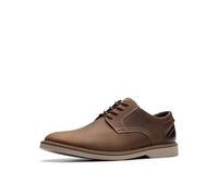 Clarks Herren Kleid Oxford, Bienenwachs-Leder, 45 EU