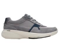 Clarks Herren Lehman Race Sneaker, Dark Grey Combi, 44 EU