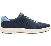 Clarks Mapstone Lace Sneaker für Herren, Marineblau gestrickt, 46 EU