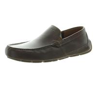 Clarks Herren Markman Plain Fahrer-Slipper, Dark Tan Leder, 41 EU