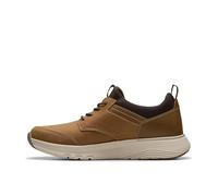 Clarks Herren Motion Trek Ez Sneaker, Dark Tan Lea, 47 EU