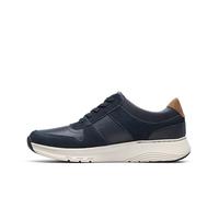 Clarks Herren Motion Trek Go Sneaker, Navy Combi, 45 EU