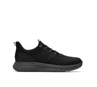 CLARKS Herren Motion Trek LX Shoes, Black Leather, 44.5 EU