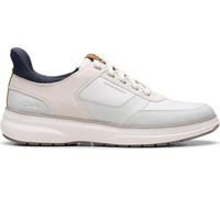 Clarks Herren Mullan Easy Schuhe, White Combi, 8 Wide