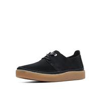 Clarks Herren Oakpark Lace Oxford, Schwarzes Wildleder, 40 EU